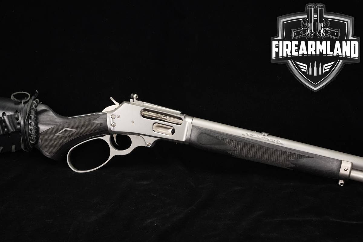 Marlin Model 1895 Trapper 45-70 16.1 Satin Stainless & Grey Laminate M1895