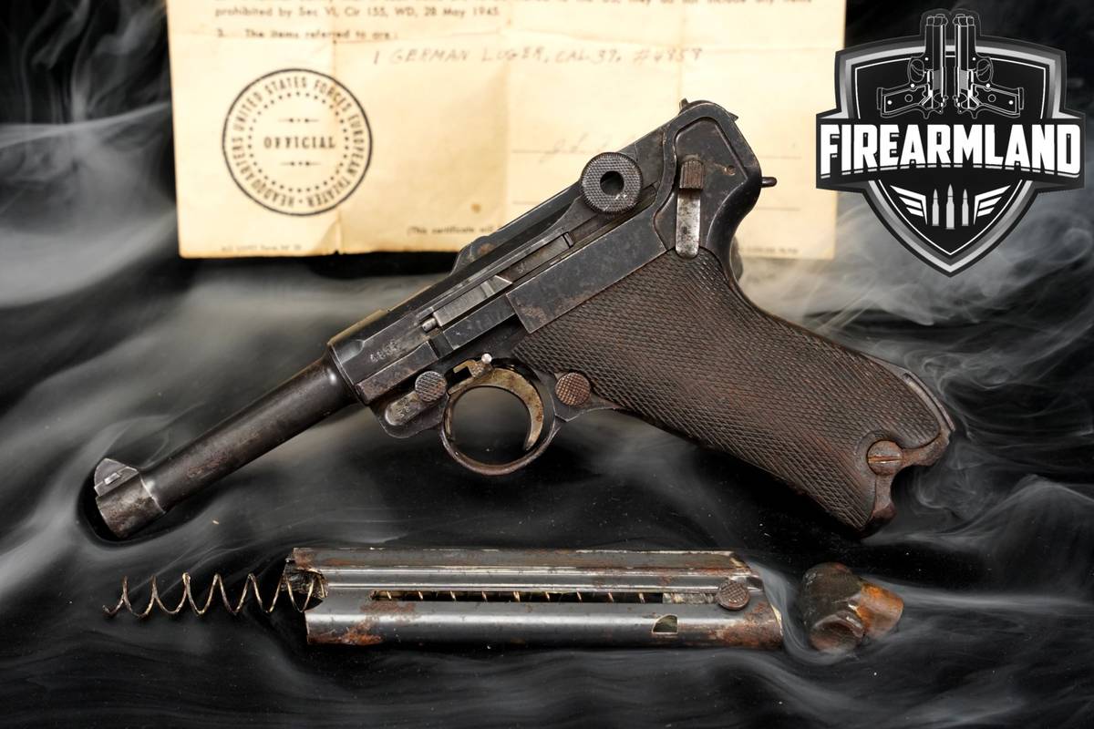 ALL MATCHING 1937 Mauser P.08 S/42 Code Army-Contract USFET Bring-Back 9mm