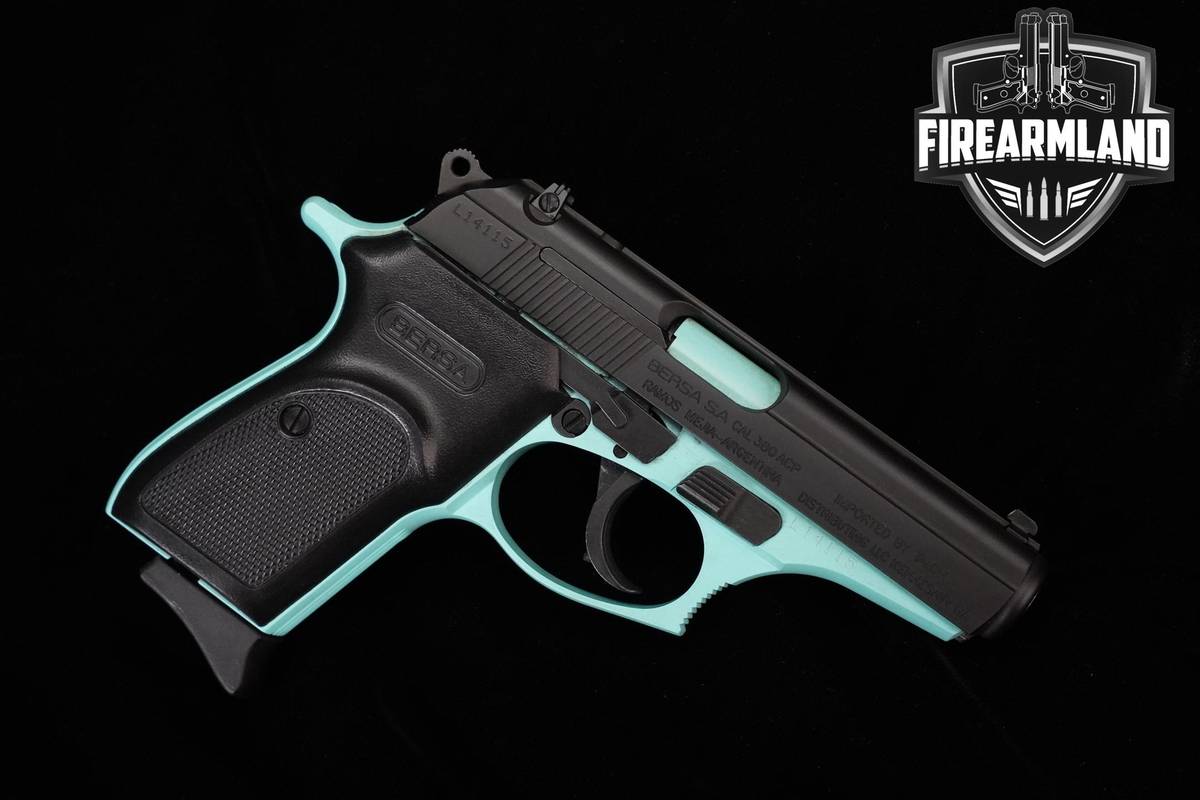 Bersa Thunder 380 Tiffany Blue 380 ACP 3.54" Two-Tone Bersa +ORIG BOX