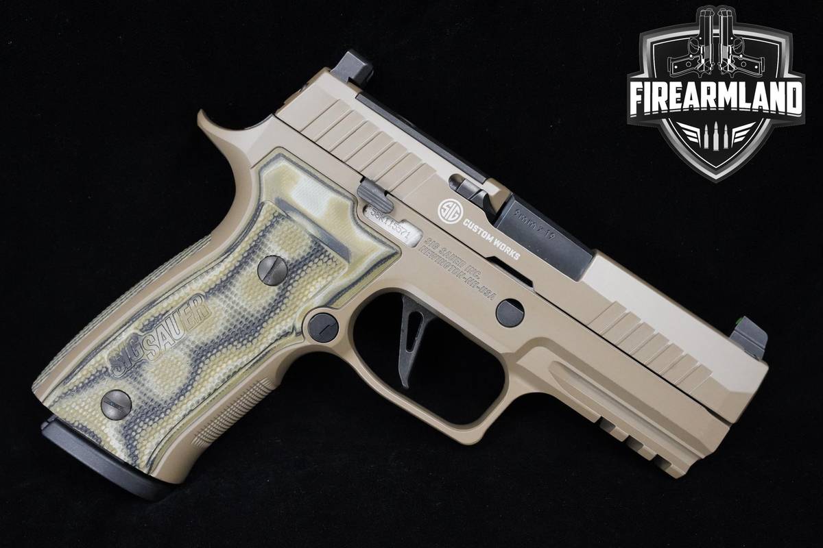 Sig Sauer Custom Works P320 AXG Scorpion 9mm FDE Sig-Sauer P320 P-320 2MAGS