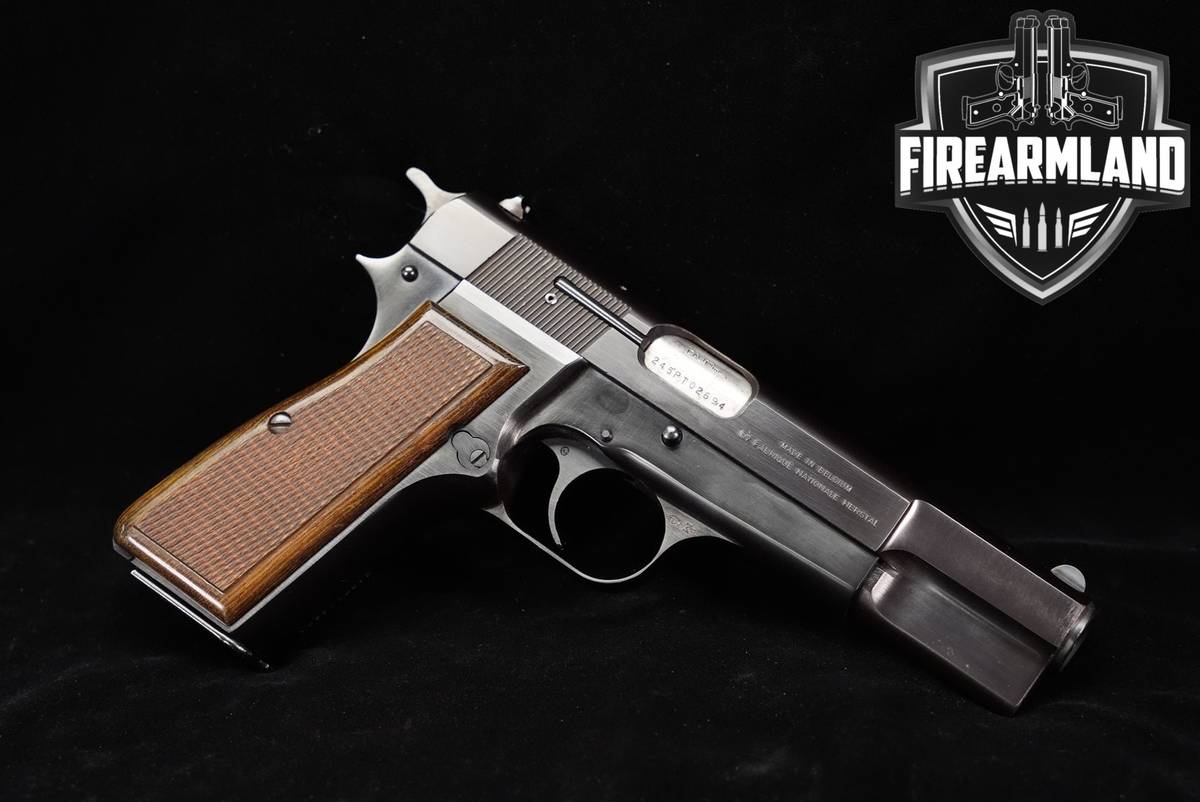 1986 FN Hi-Power Standard 9mm 4.65" Blued