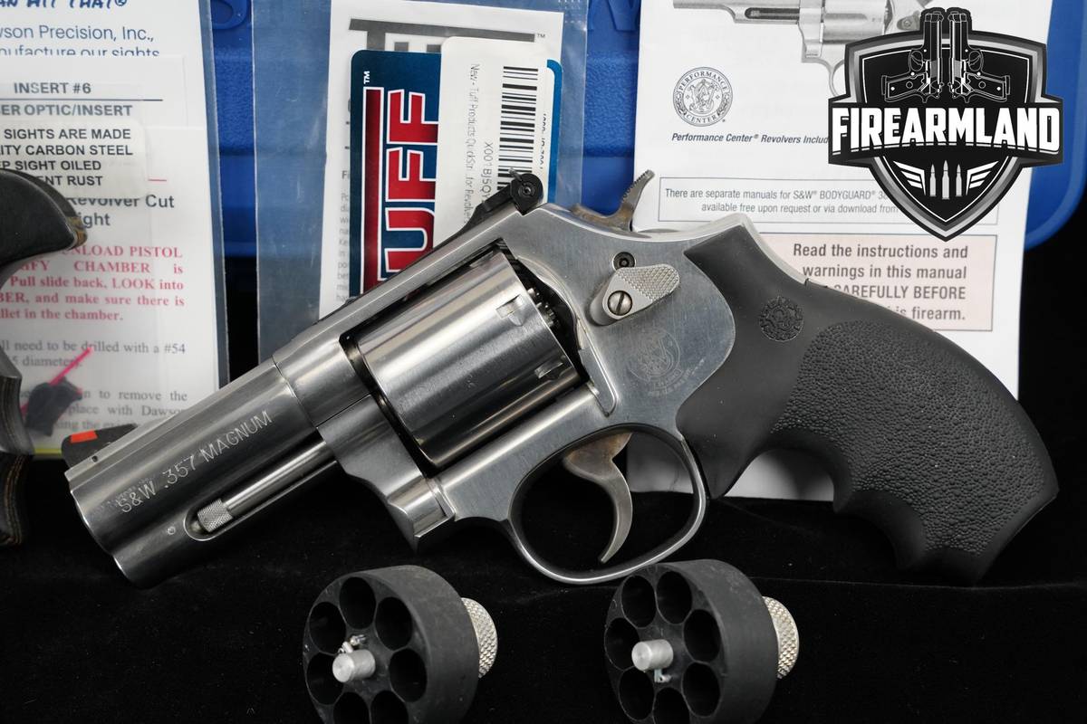 Smith & Wesson Model 686-5 Plus 357-Magnum 3" Satin Stainless +ORIG CASE