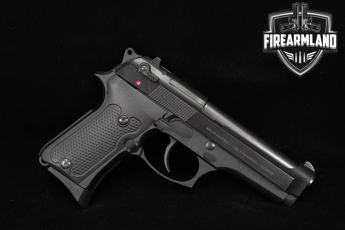P Beretta Model 92 Compact L 9mm 4.3" M-9 Style Pistol +2 MAGS