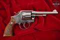 Smith & Wesson (S&W) Model 10-5 Detroit Police .38 Spl. Bright Nickel in Good Condition Image 4