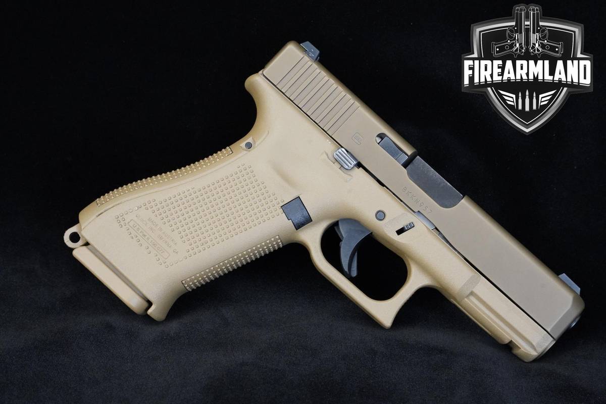 Glock 19X 9mm Coyote nPVD Glock-19X G19-X G19X Crossover 3 MAGS & ORIG CASE