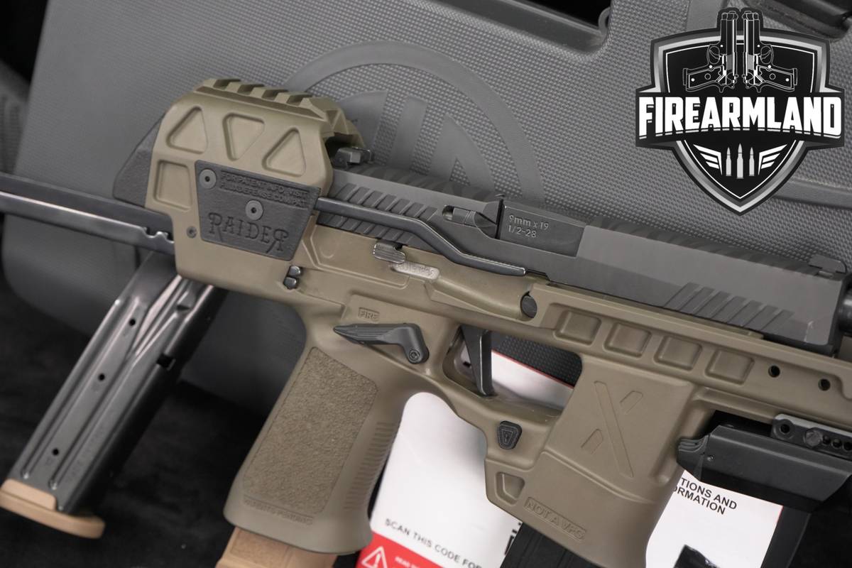 Sig Sauer P320 FLUX Defense Raider Chassis 9mm 5.5" P 320 +3 MAGS, OG CASE