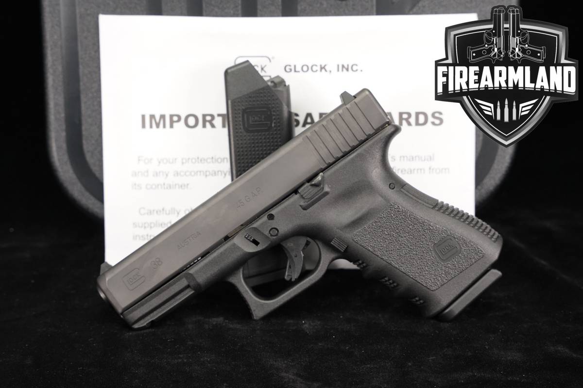 Glock 38 Gen3 G38 Gen 3 45 GAP 4.02 +2 MAGS & ORIG CASE