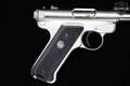 1995 Sturm Ruger Mark II Stainless .22 LR Brushed Stainless in Very Good Condition Image 4
