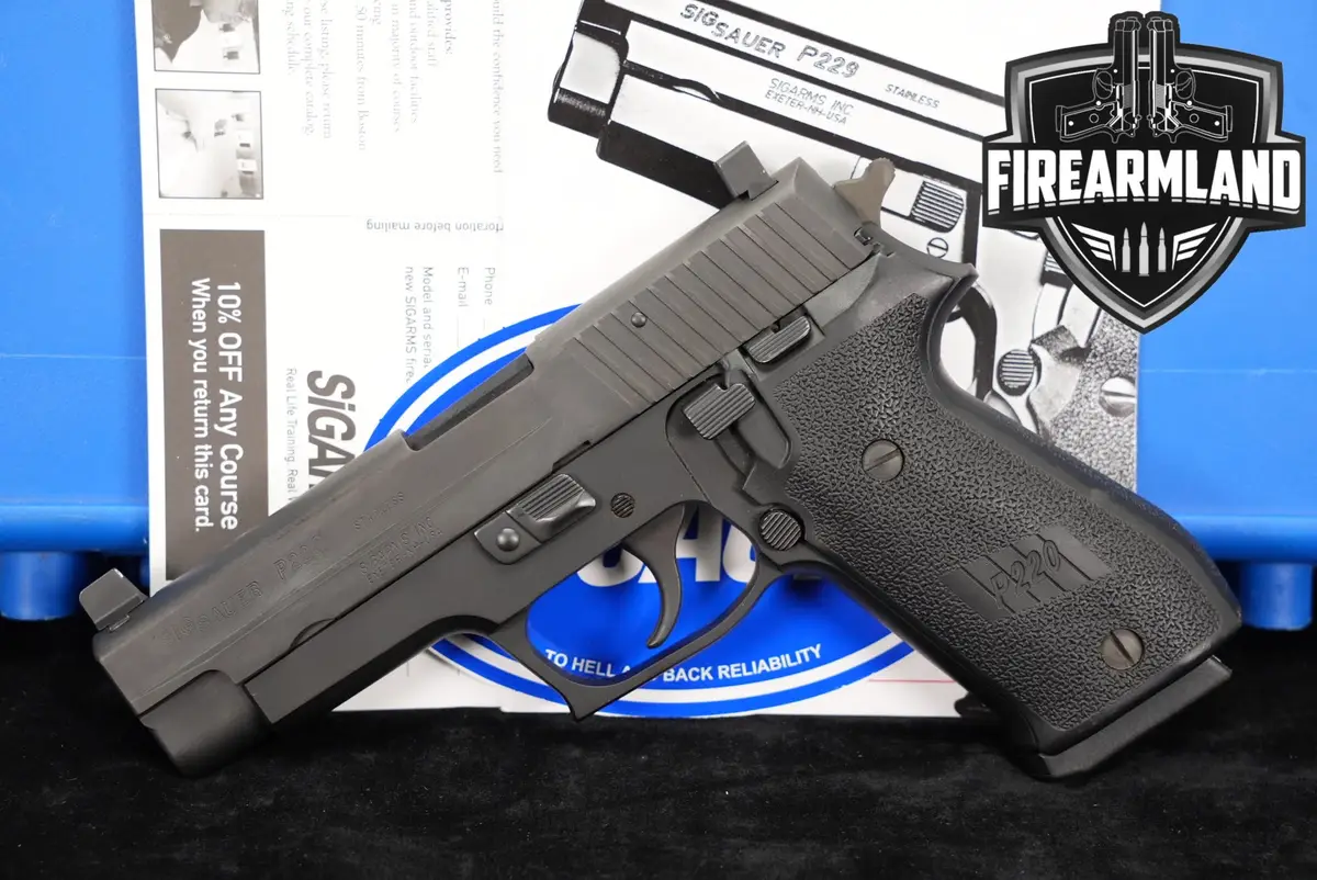 Sig Sauer P220 45 ACP 4.4" Two-Tone Stainless P 220 +ORIG CASE
