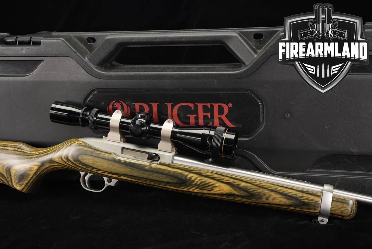 1992 Ruger 10/22 Carbine 22LR 18.5" 10 22 1022 +CASE, LEUPOLD SCOPE