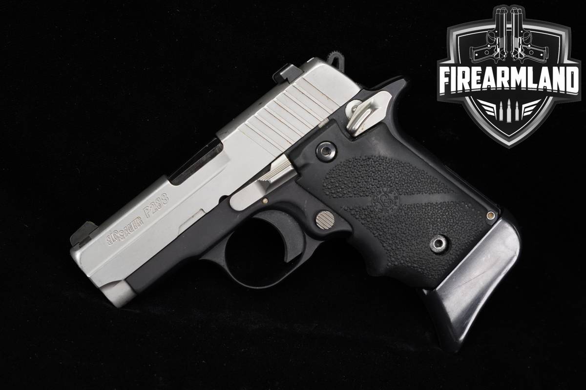 Sig Sauer P238 SAS 380 ACP 2.7" Two-Tone Stainless & Black P 238