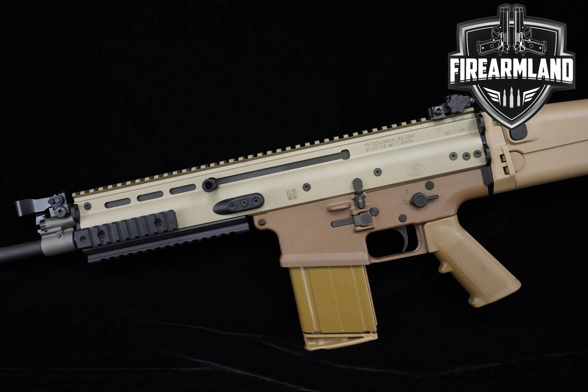 Gorgeous FN SCAR 17S 7.62 NATO FDE 16.5" FN 17-S SCAR Folder FNH +2 MAGS