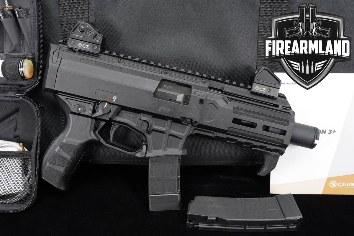 CZ Scorpion 3+ Plus Micro 9mm 4.2" Black & Synthetic +2 MAGS