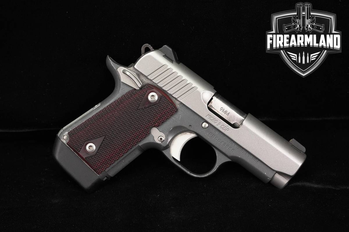 Kimber Micro 9 CDP Custom Shop 9mm SAO 1911 3.15" Two‑Tone Micro9 Pistol