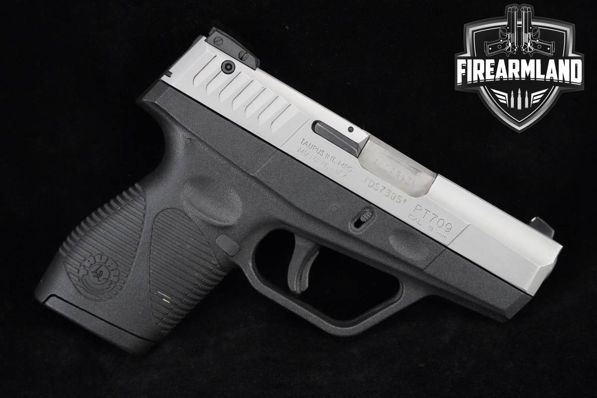 Taurus PT709 Slim 9mm Stainless Taurus PT709-Slim PT709 +2 MAGS & ORIG CASE