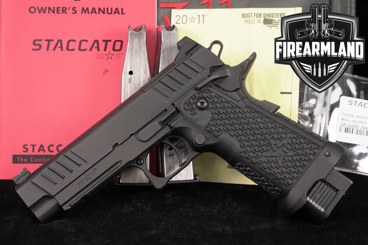 Staccato P Optics-Ready 9mm 4.4" STI 1911 2011 +3 MAGS & ORIG CASE