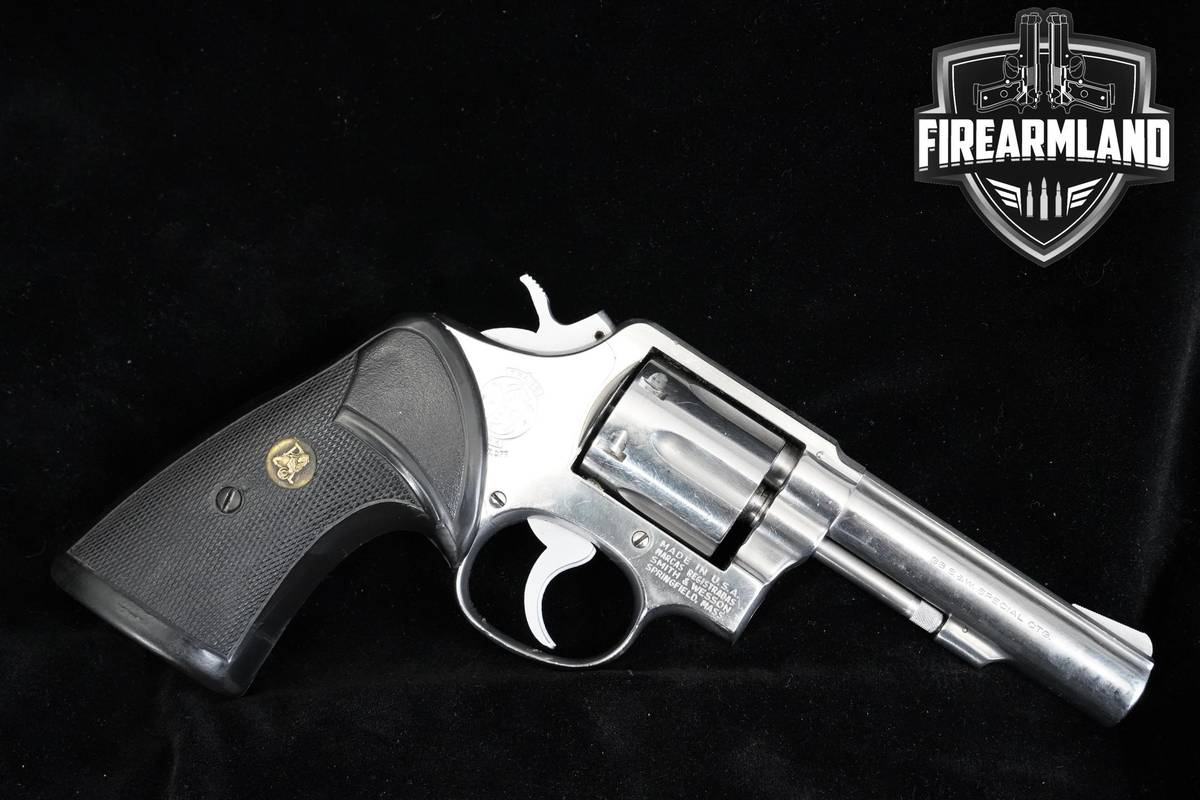 1979 Smith & Wesson (S&W) Model 64-3 38 Special 4" Stainless Steel S&W 64-3