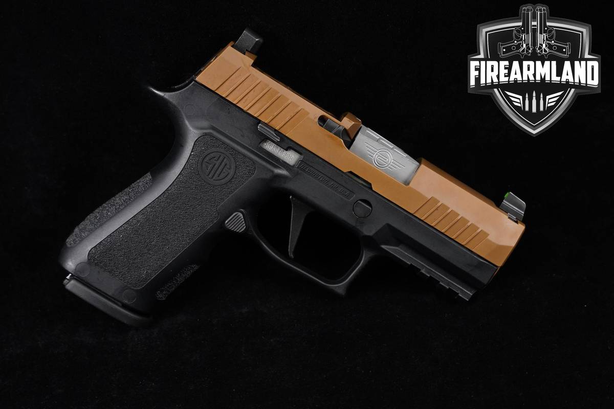 Sig Sauer P320 XCompact 9mm 3.6 Two-Tone Coyote Tan +4 MAGS