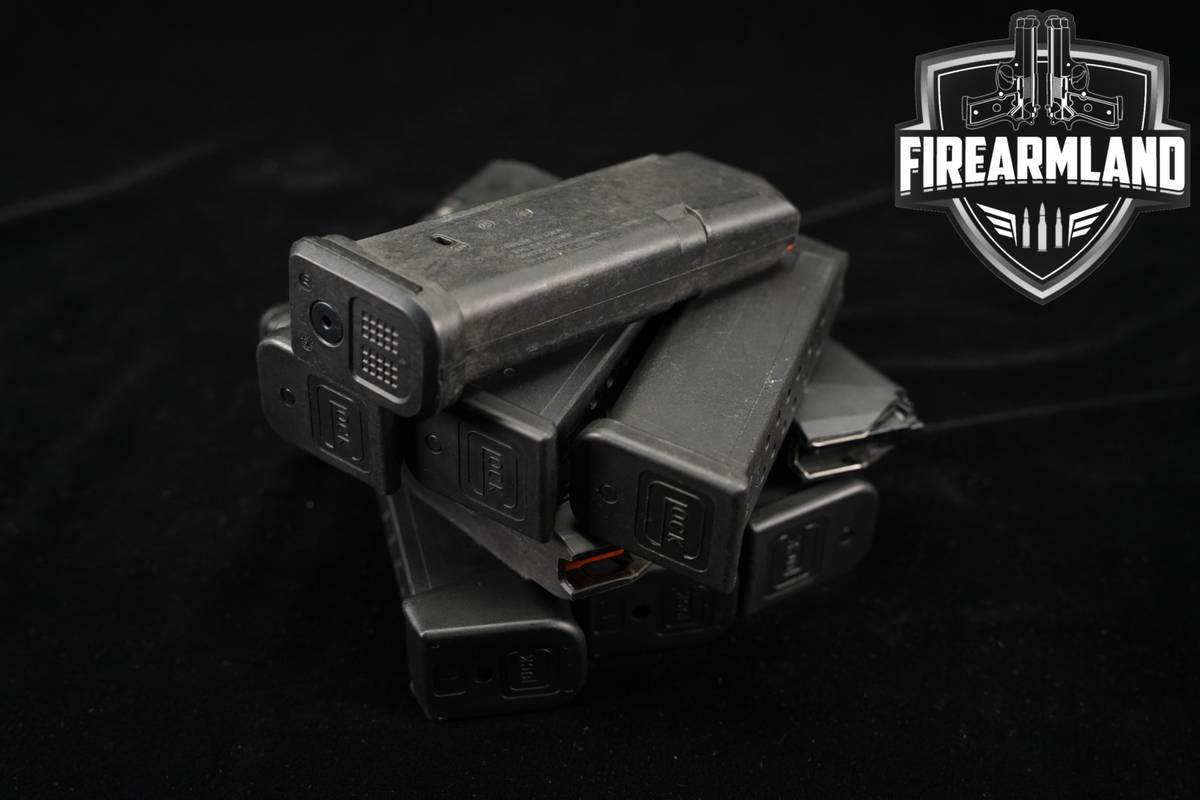 TEN (10) Glock 19 G19 15-Round Magazines 9mm Luger Mags