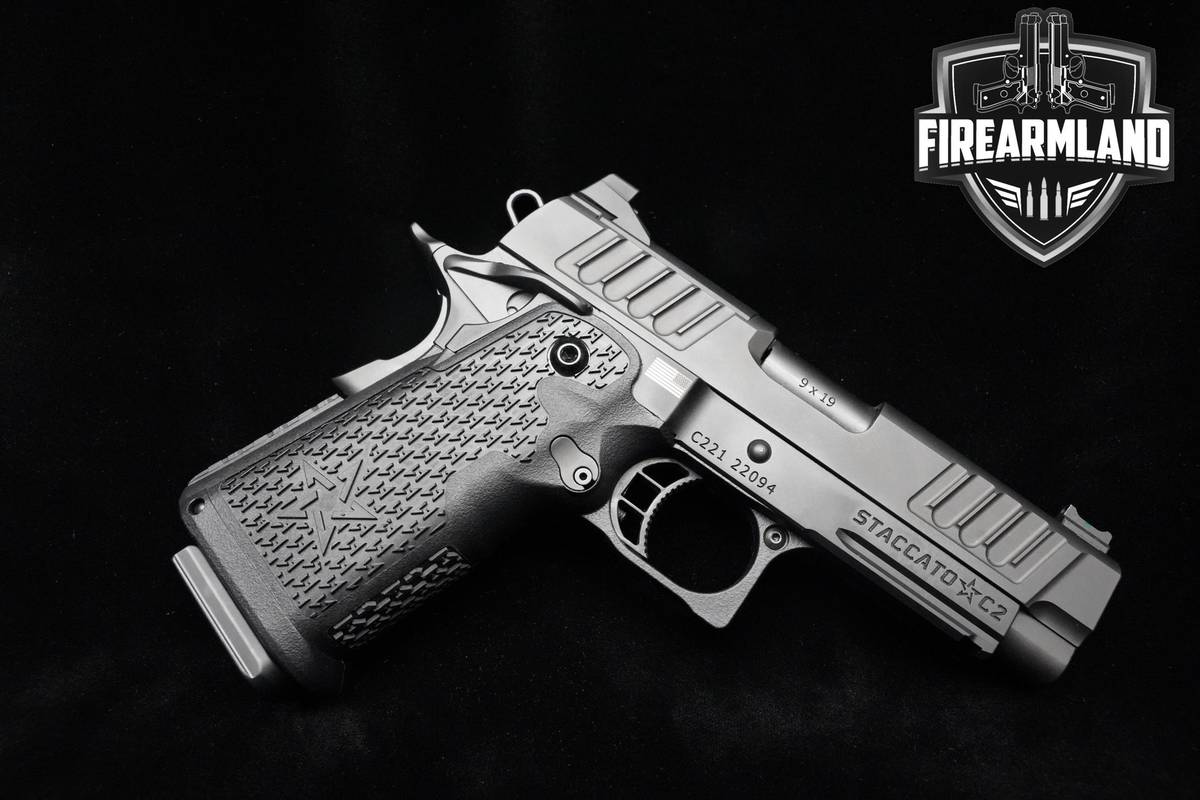 Staccato (STI) C2 Duo 9mm 3.9" Black DLC Staccato C2 +3 MAGS & ORIG CASE