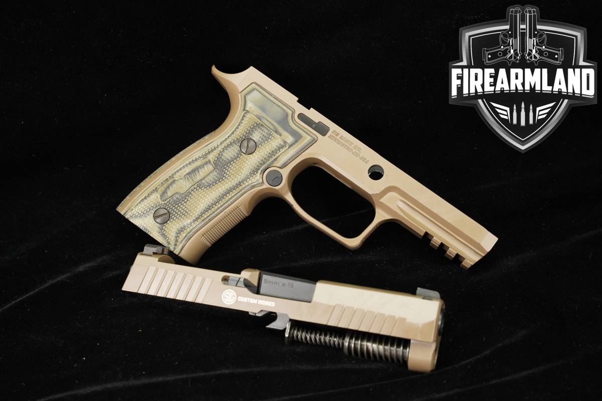 Sig Sauer P320 AXG Slide & Frame (NO FCU) 9mm Luger Pistol Slides P-320