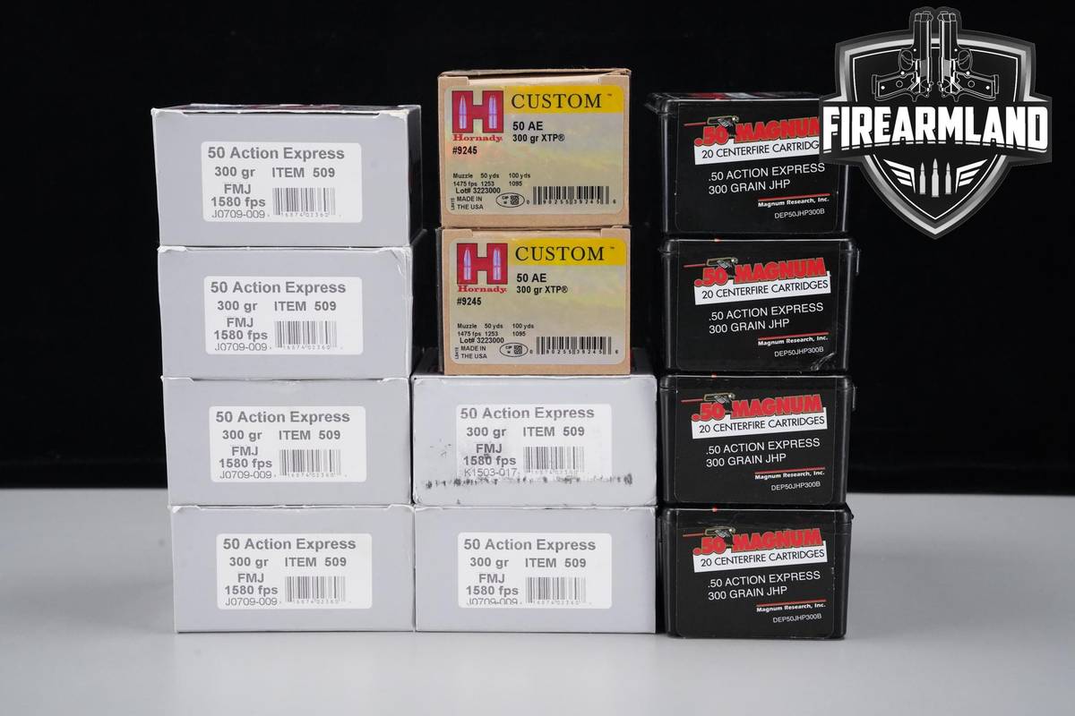 240 RDS! 50 AE Ammo 50AE