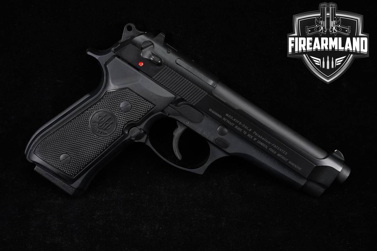 Beretta Mod 92FS 9mm P 4.9" M-9 Pattern +2 MAGS & ORIG CASE