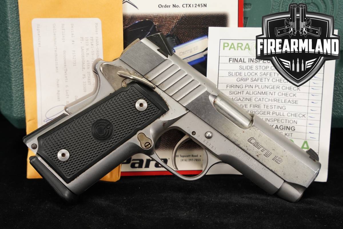 Para Ordnance Carry 12 LDA 45 ACP 1911 Carry12 CANADA +ORIG CASE