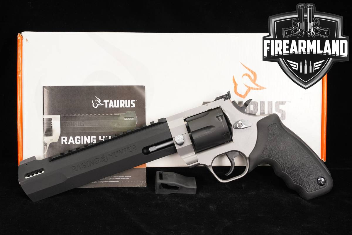 Taurus Raging Hunter 44H 44 Rem Mag 8.375" Two-Tone Stainless & Black DA/SA