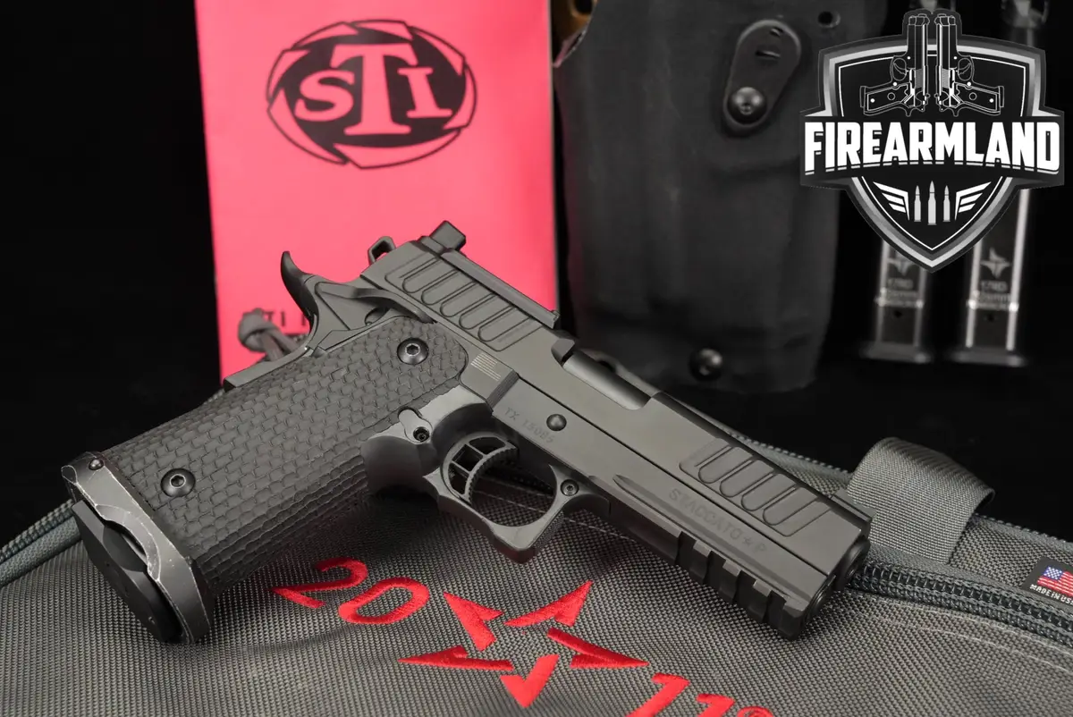 Staccato P DPO 9mm STI Optics-Ready 1911 2011 +3 MAGS, ORIG CASE & HOLSTER