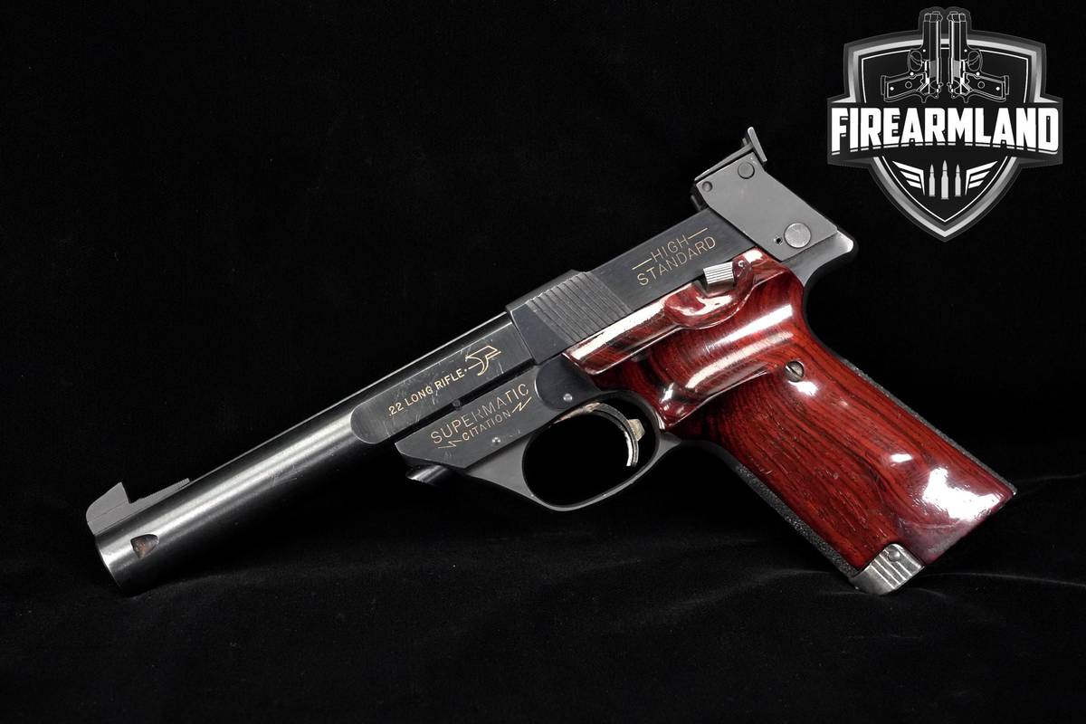 1979 High Standard Supermatic Citation Model 107 Military 22LR 5.5" Blued