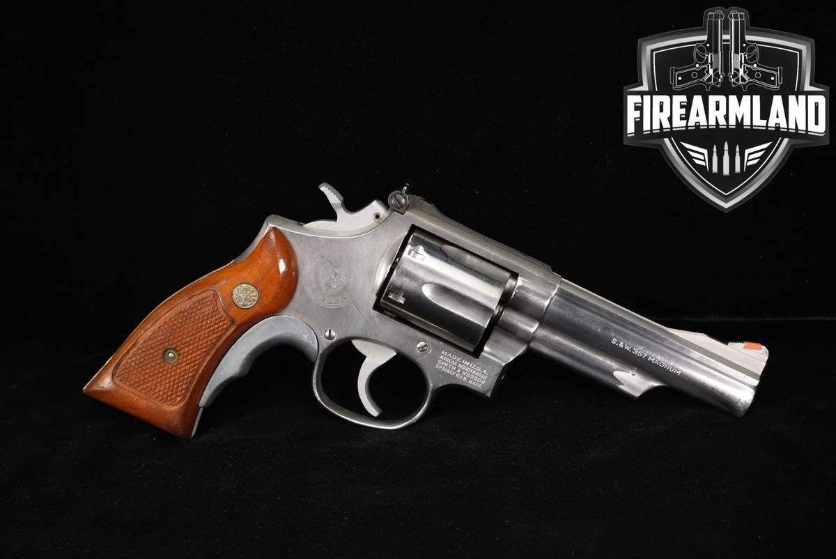1982 Smith & Wesson Model 66-2 Combat Magnum S&W NC ALE Crest 357 Mag
