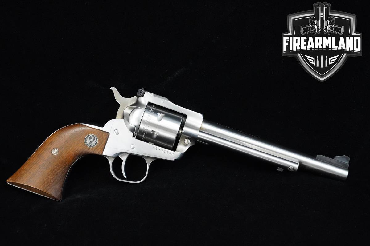 Ruger New Model Single-Six Stainless Convertible .22-LR/.22-WMR 6.5" Ruger