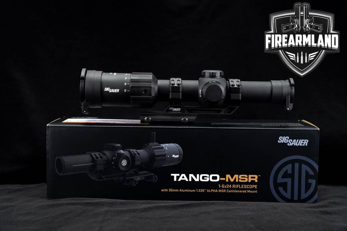 Sig Sauer Tango-MSR 1-6x24 Riflescope Illuminated MSR BDC-6 SFP Reticle