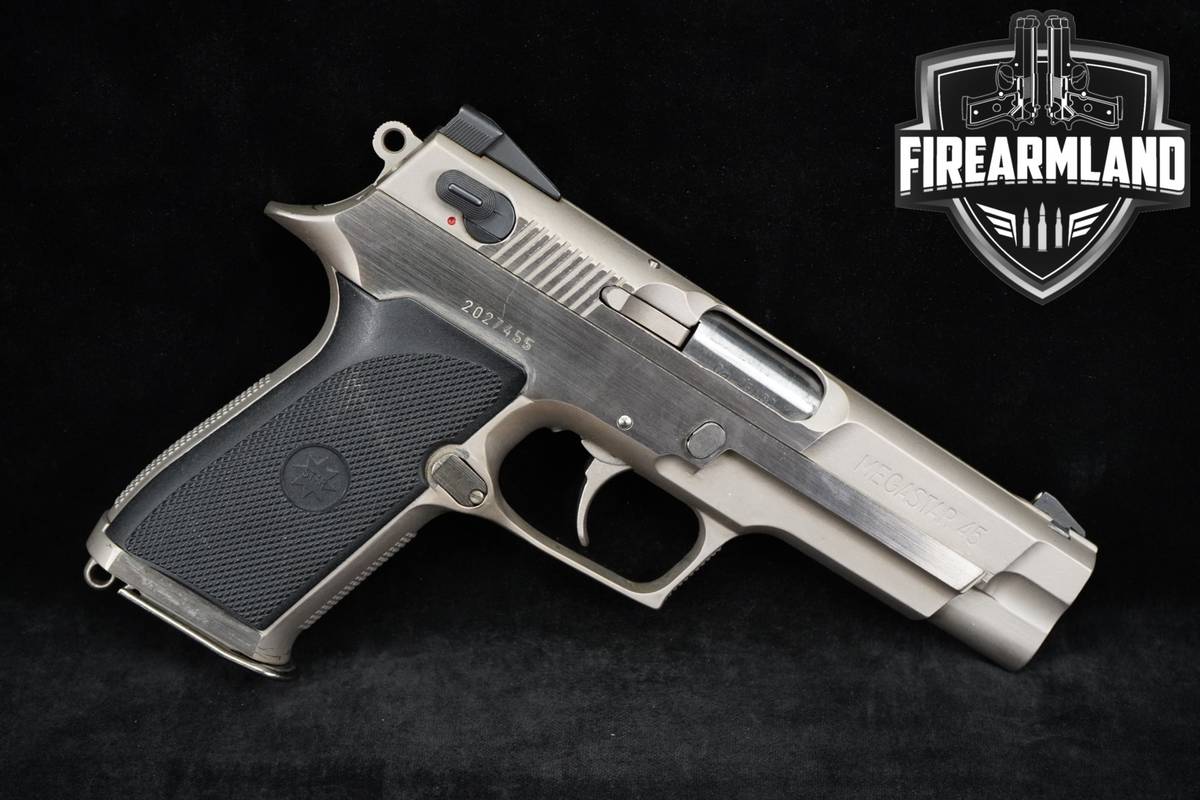 Star Megastar 45ACP 4.6" Satin Stainless +2 MAGS & ORIG CASE