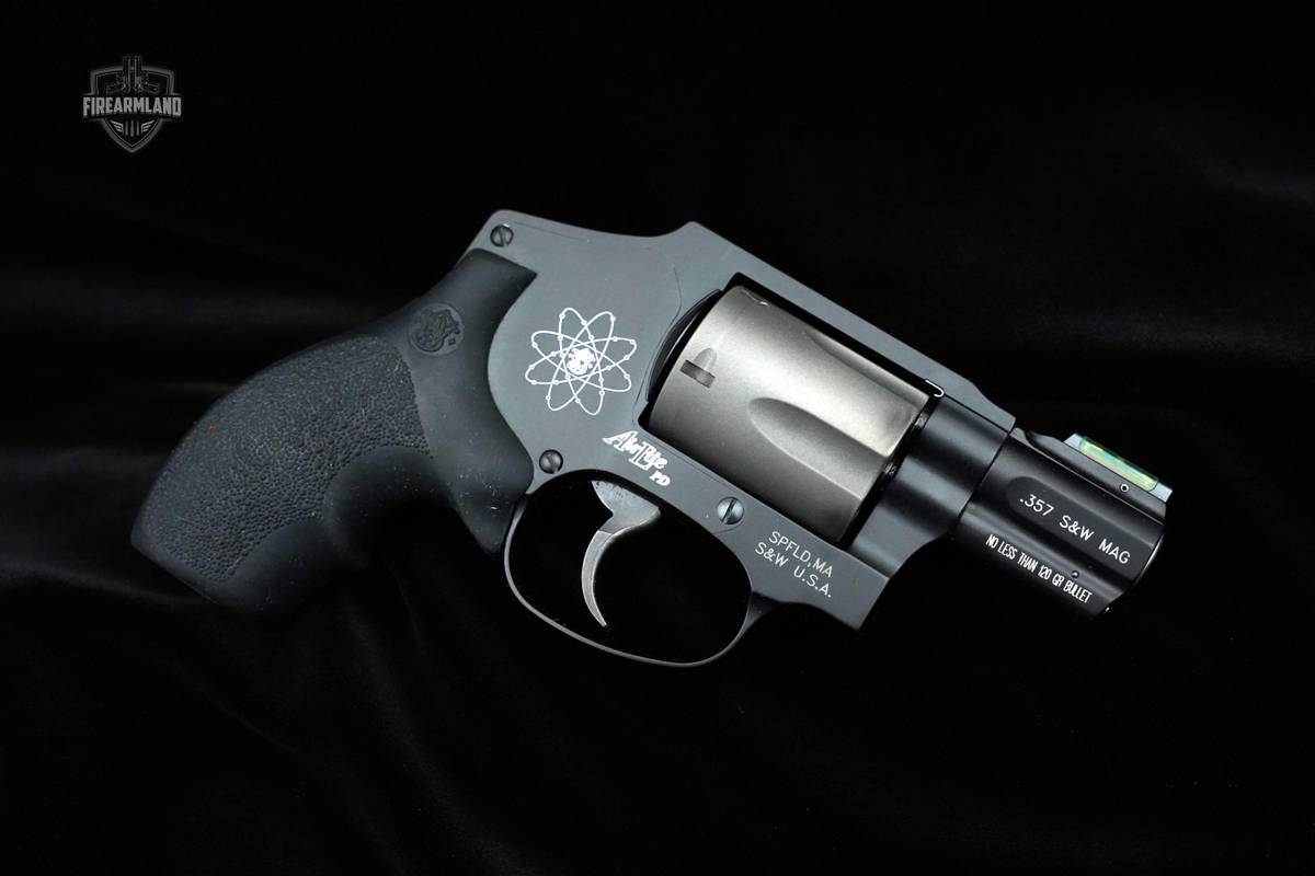 S&W 340PD Revolver Scandium Alloy 357 MAG Lightweight HI-VIZ S&W 340 PD 357