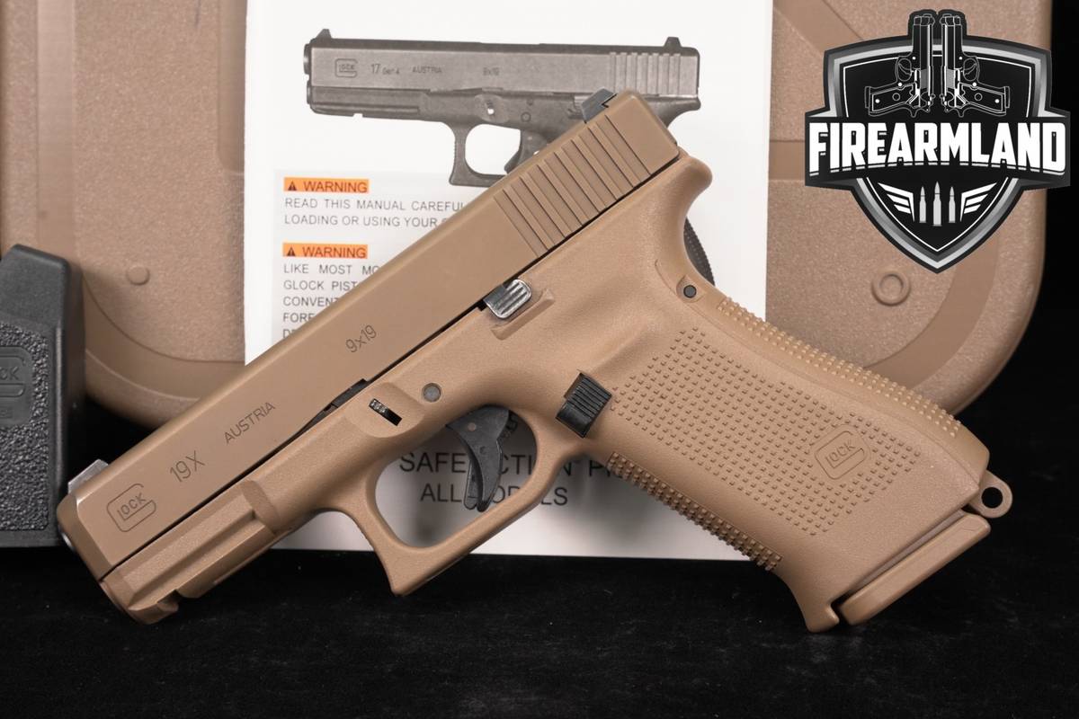 Glock 19X G19X 9mm 4.02" Coyote FDE +ORIG CASE