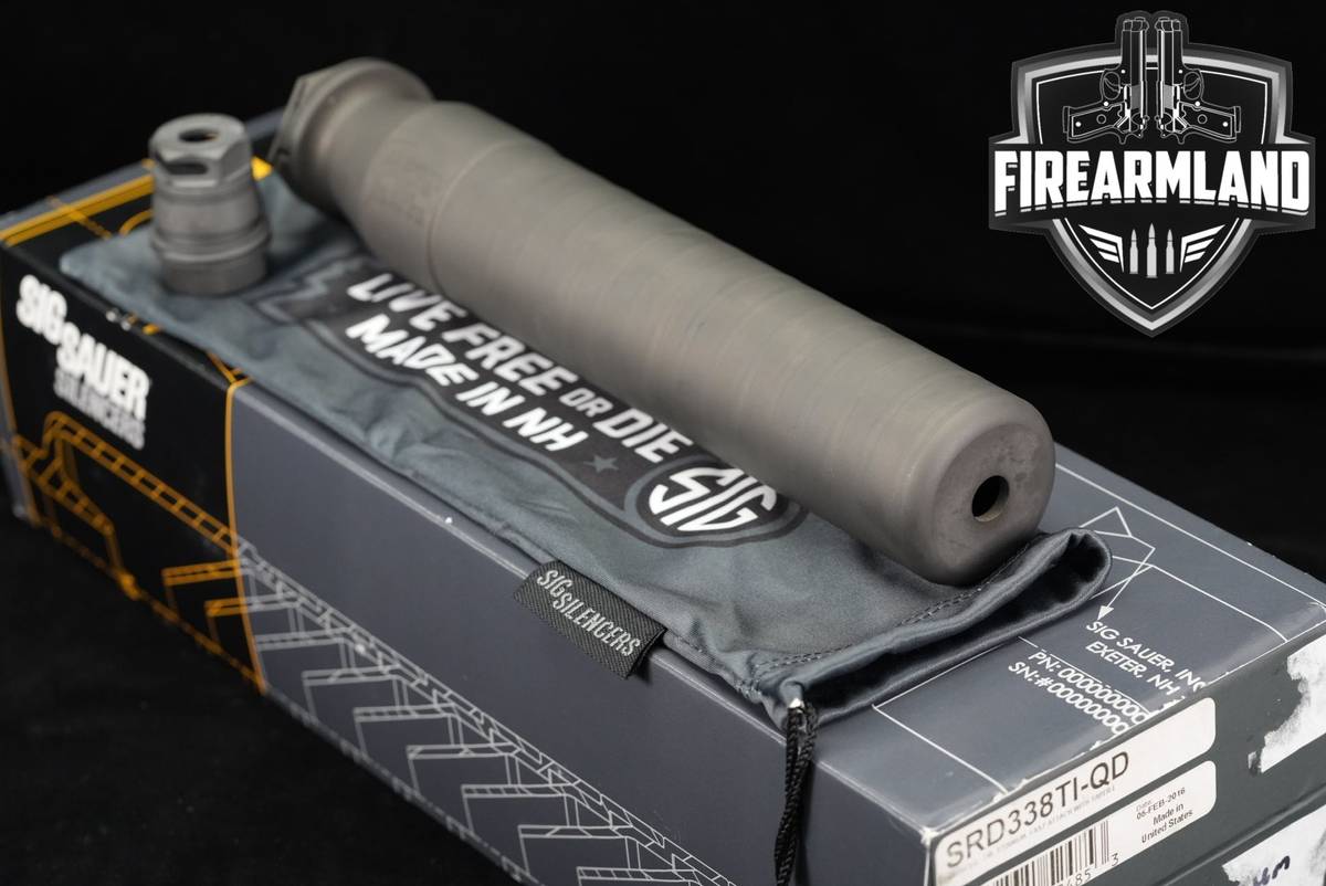 Sig Sauer SRD338Ti-QD .338 Suppressor SRD338TiQD SRD 338TI +ORIG BOX