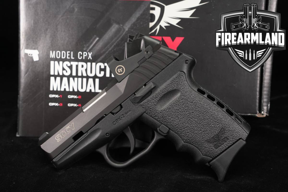 SCCY Industries CPX-2 RD CTS-1500 9mm CPX2 +ORIG BOX & CRIMSON TRACE OPTIC