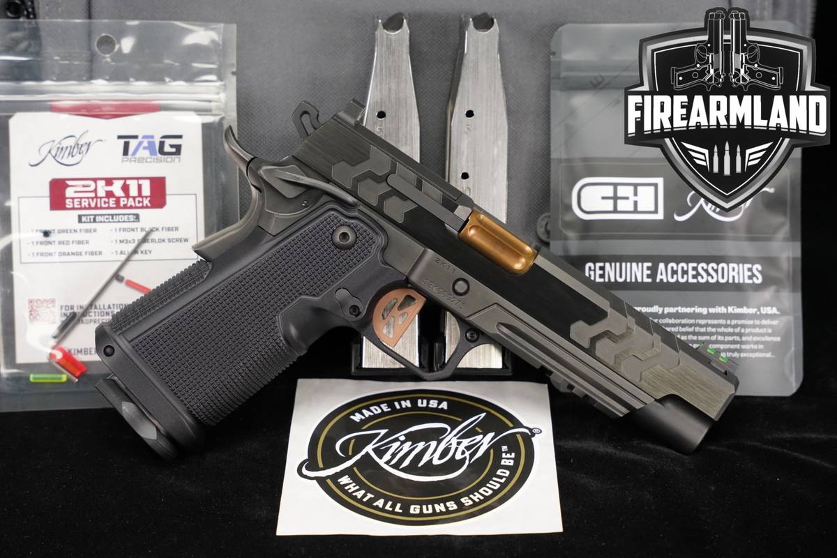 Kimber 2K11 OR Optics-Ready 9mm 5" Stainless 1911 2011 +3 MAGS & ORIG CASE