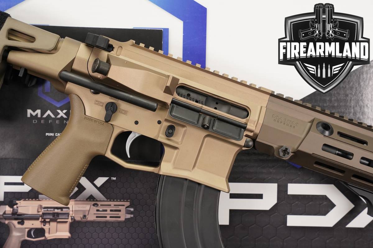 Maxim Defense PDX 7.62x39 PDW AR-15 AR15 BRACE Arid Tan +2 MAGS, ORIG BOX