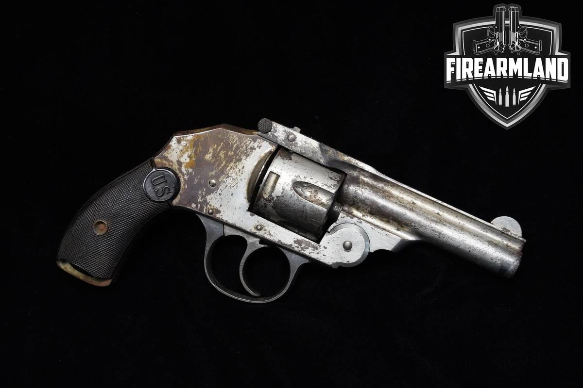 PRE-1912 U.S. Revolver Co. 5 Shot Top Break .32 3.25" Nickel Plated DA/SA