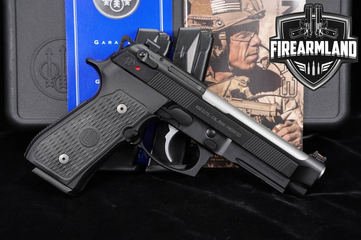 Beretta 92G Elite LTT Full-Size 9mm 4.25" 92-G +3 MAGS & ORIG CASE
