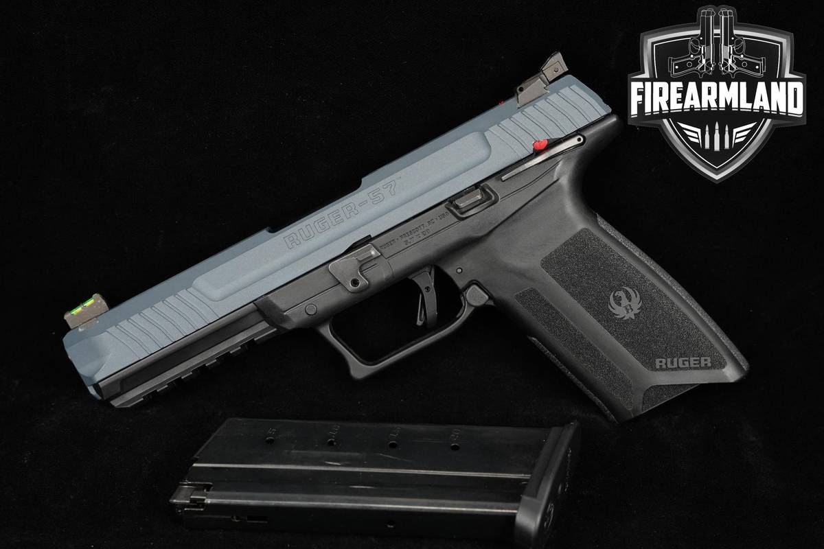 Ruger 57 OR 5.7x28 4.94" Five-Seven 5-7 Ambi Safety Target Sport Pistol