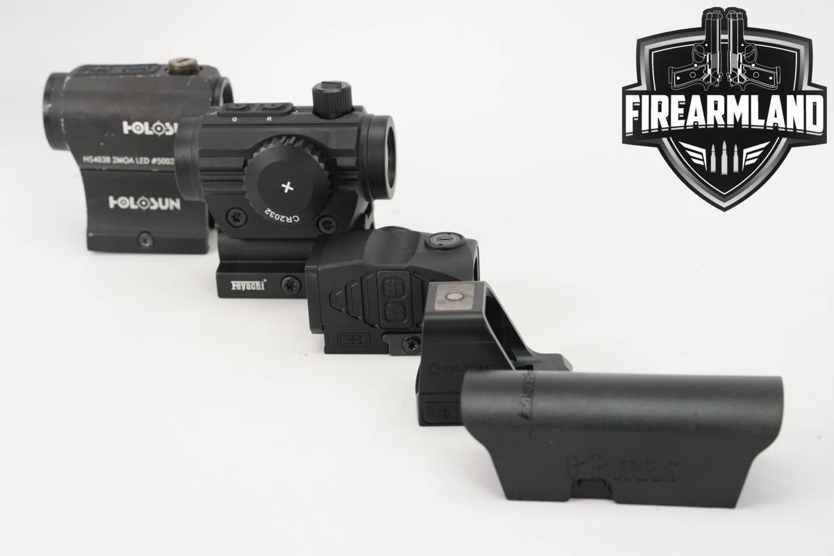Five Red Dot Sight Lot 5 Pack Optics Holosun Olight Feyachi C&H RDS Optic