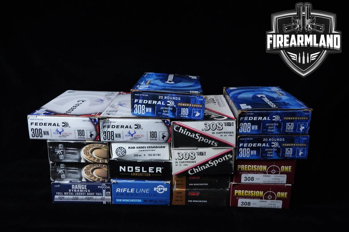 308 Win Ammo 308-Win Ammo 340 ROUNDS