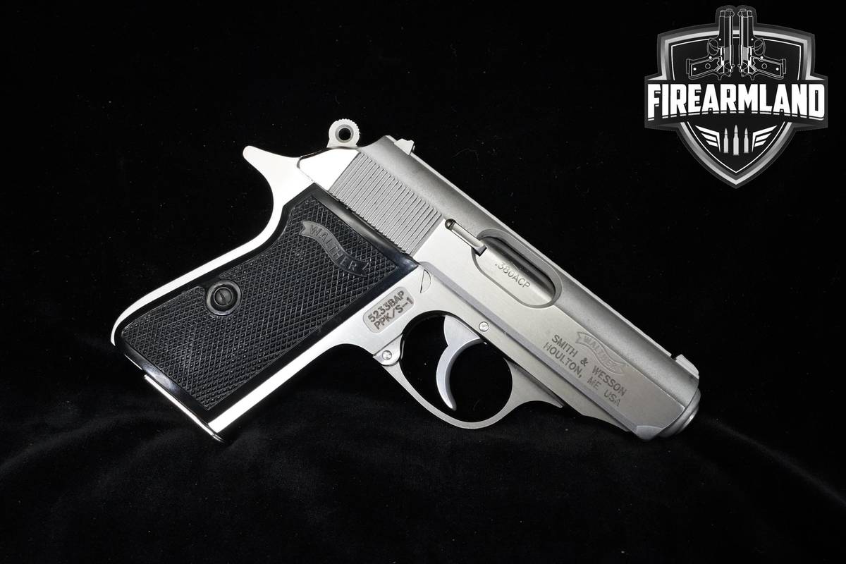 Walther PPK/S 380 ACP 3.3" Stainless Steel PPK/S PPK-S +ORIG CASE & HOLSTER