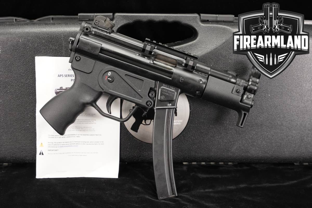 Century Arms MKE AP5-M 9mm 5" Black & Synthetic MP5K +ORIG CASE