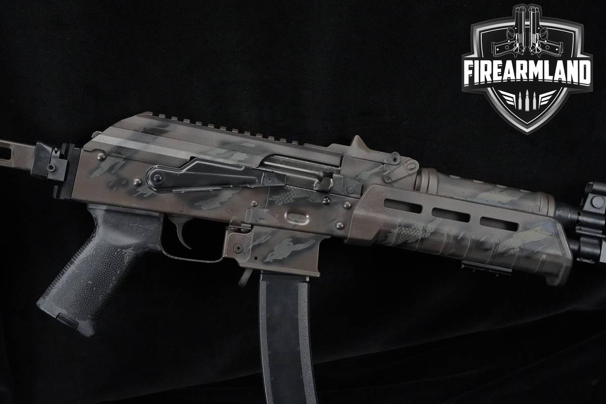 Palmetto State Armory (PSA) AK-V 9mm 10.5" Custom Camo PSA-AK-V AKV