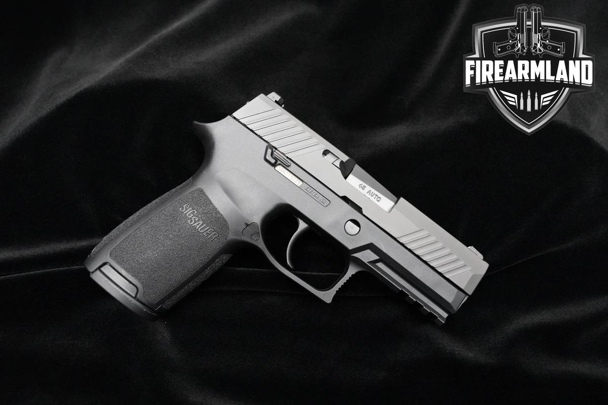 Sig Sauer P320 Nitron Compact 45 ACP 3.9" Nitron P320 Sig +ORIG Sauer CASE